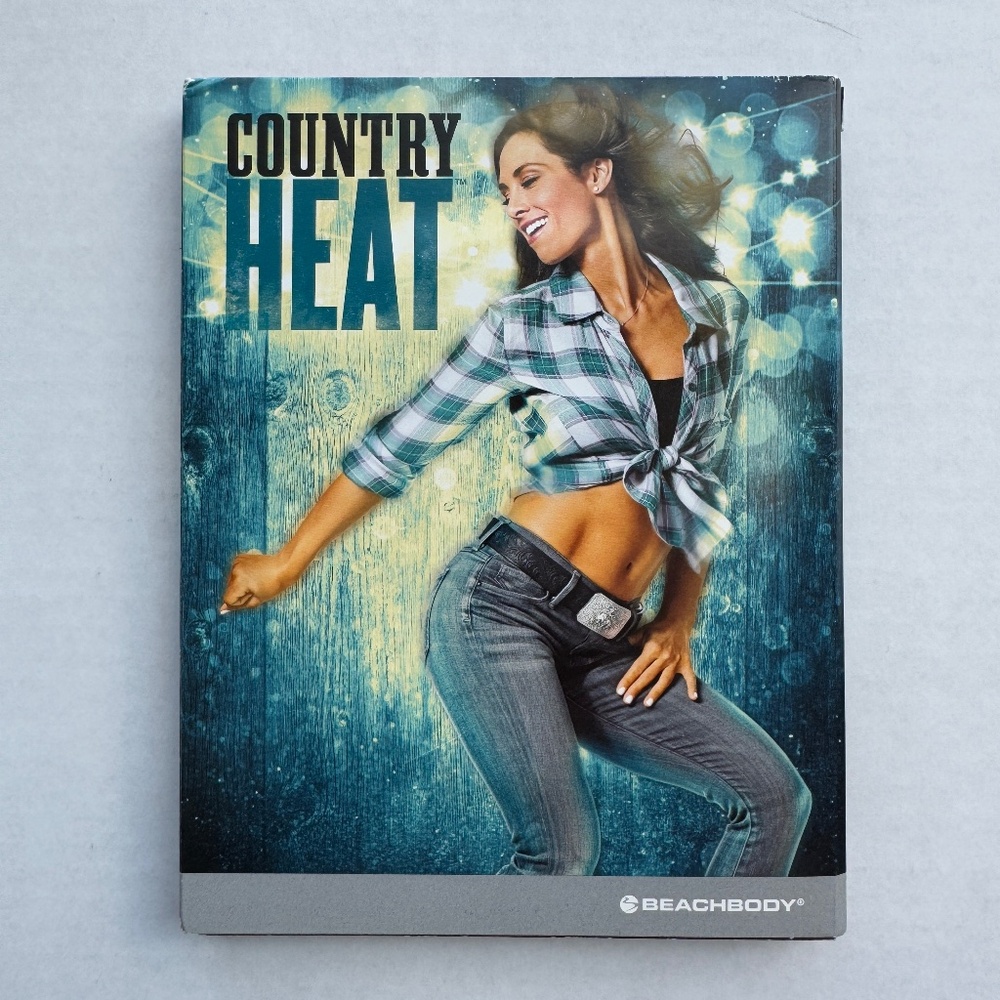 Country Heat Beachbody Home Workout Program 4 Disc Dance DVD Set w/ Bonus Mashup
